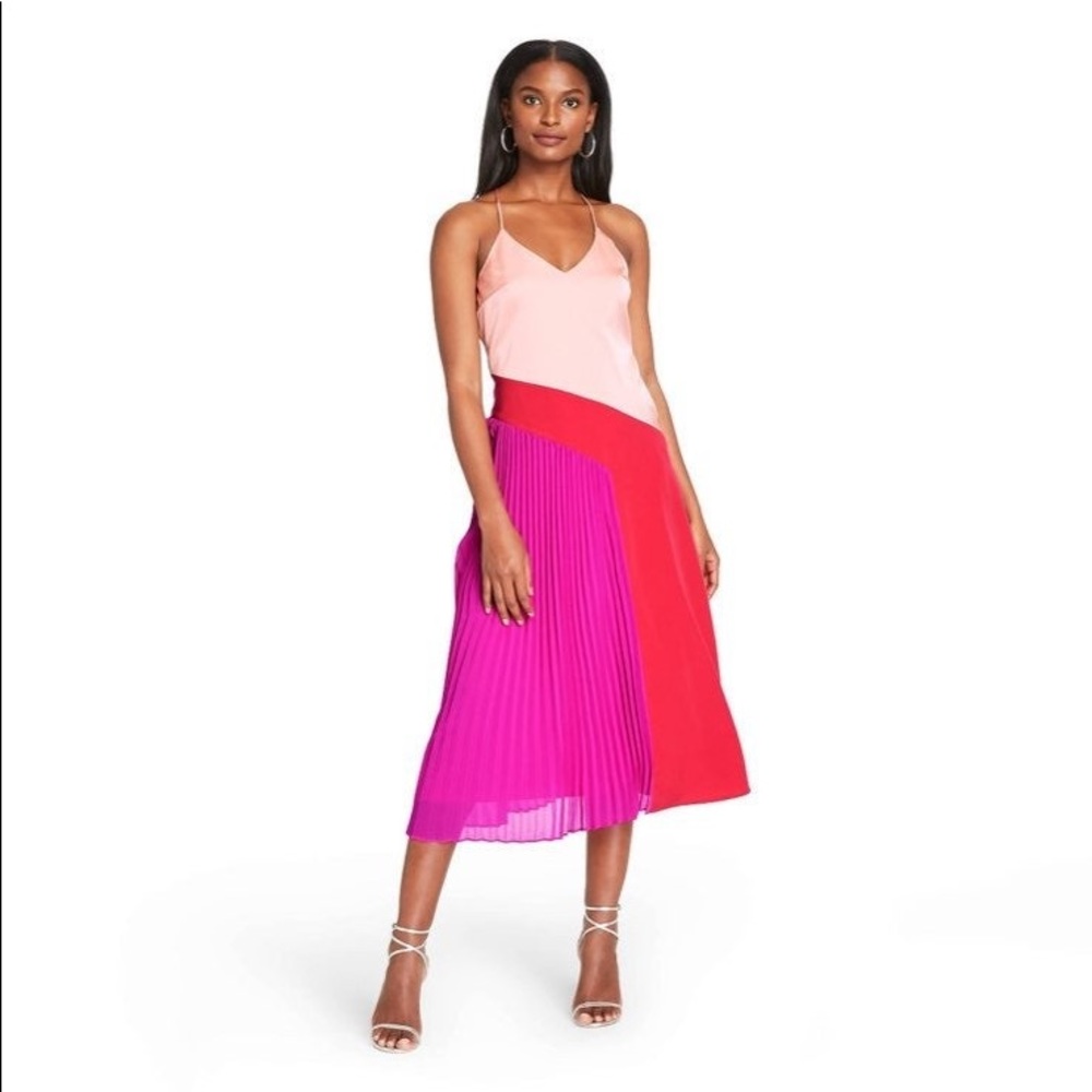 Cushnie for Target Colorblock Silk Dress